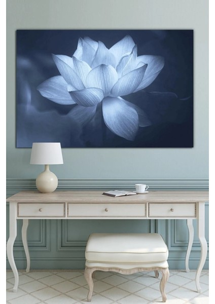 Lotus Çiçeği ve Huzur Yaşam Dekoratif Kanvas Tablo DR064