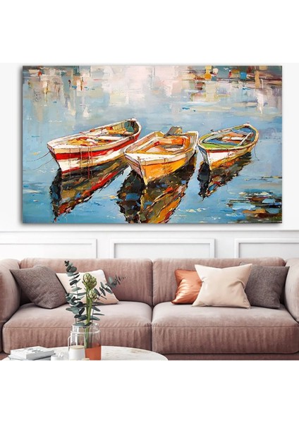 canvasum Yağlı Boya Sandallar Kanvas Tablo DR033