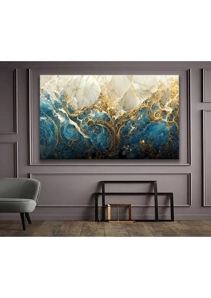 Özünde Cevher Olan Soyut Tasarım Kanvas Tablo DR088