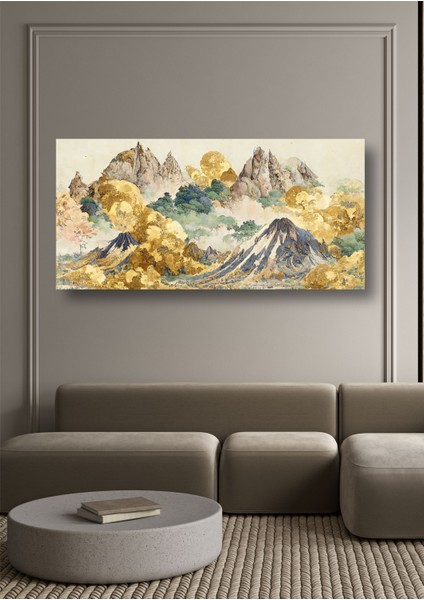 Yağlı Boya Görünümlü Kanvas Tablo D5