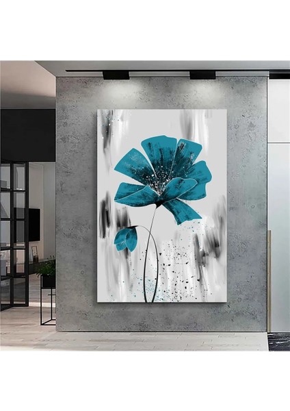Dekoratif Tasarım Çiçek Kanvas Tablo DR089