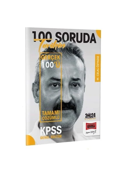 Yargı Yayınevi 2024 KPSS 5Yüz 100 Soruda Tamamı Çözümlü Tarihin Gerçek 100'ü