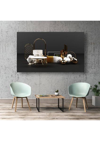Gold Dekoratif Kanvas Tablo K15 fiyatları