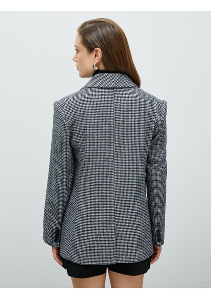 Blazer Ceket Tek Düğmeli Cep Detaylı fırsatları