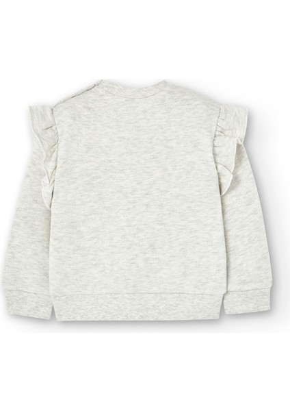 Kız Çocuk Sweatshirt Ekru fırsatları