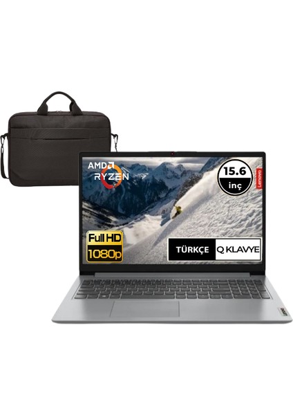 Ideapad Amd Ryzen 7 5700U 16GB Ram 512GB SSD 15.6'' Full Hd Freedos Notebook Taşınabilir Bilgisayar 82R4006FTR512 Çanta Hediyeli