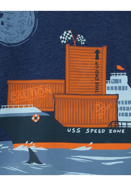 Küçük Erkek Çocuk Tshirt Lacivert