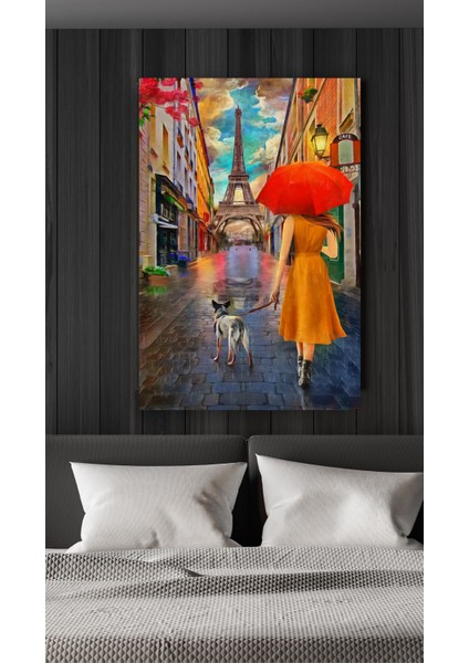Eyfel Kulesi Manzara Kanvas Tablo D40