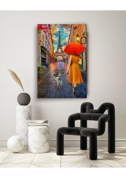 Eyfel Kulesi Manzara Kanvas Tablo D40 modelleri