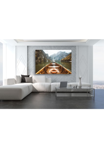 Dağ ve Deniz Manzaralı Kanvas Tablo D29 fiyatları