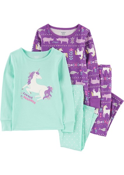 Kız Bebek 4'lü Pijama Set