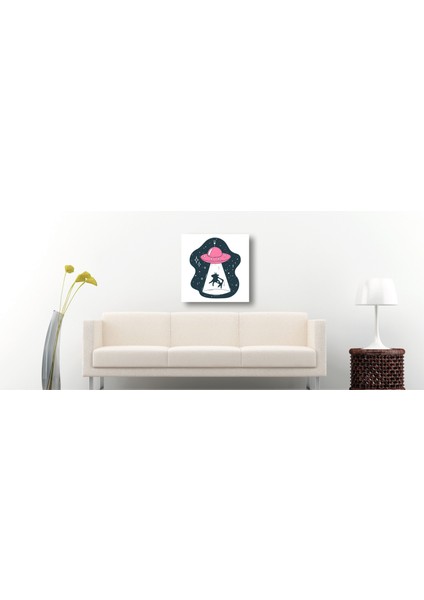 Uzay Aracı Kanvas Tablo K32 fiyatları