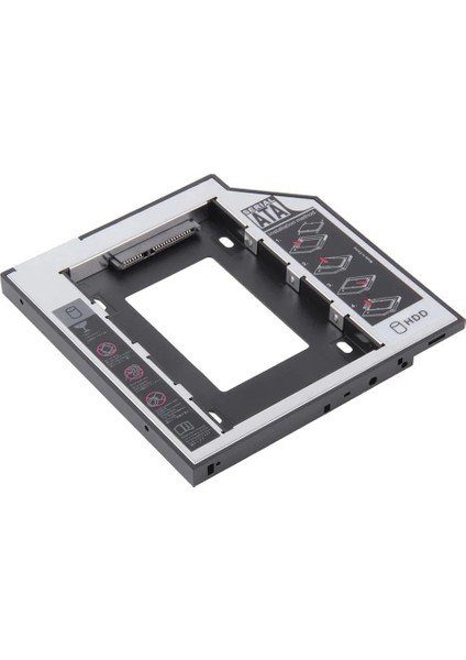 9.5mm SSD Caddy Sata Arayüzü Alüminyum Disk Sürücü Kutusu Kızak Muhafaza DVD Adaptörü HDD Notebook Laptop