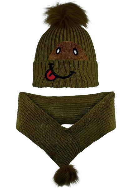 Kitti Erkek Çocuk 4-8 Yaş Atkı Bere 2li Set