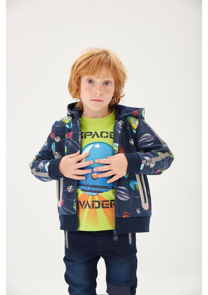 Erkek Çocuk Tshirt Neon Yeşil