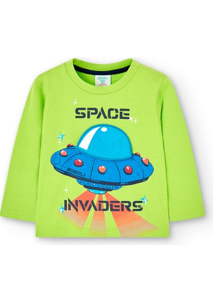 Erkek Çocuk Tshirt Neon Yeşil modelleri