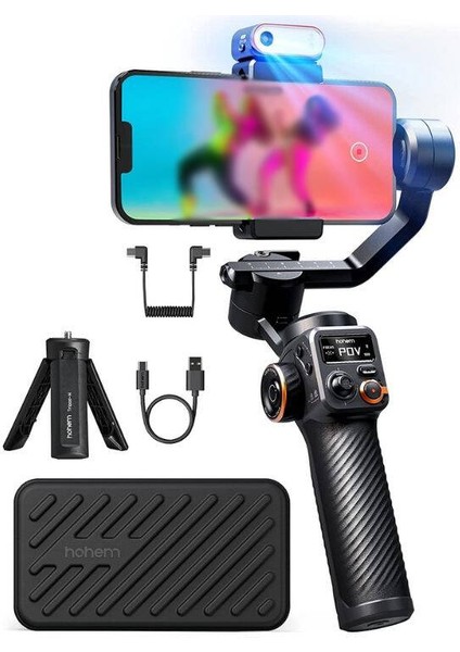 Isteady M6 Gimbal 3 Eksenli El Tipi Aı Yapay Zeka Görüş Sensörlü Stabilizatör Telefon Sabitleyici