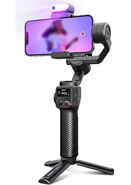 Isteady M6 Gimbal 3 Eksenli El Tipi Aı Yapay Zeka Görüş Sensörlü Stabilizatör Telefon Sabitleyici