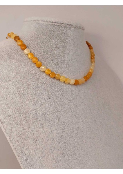 Akik Taşı Yassı Faset Kesim Kolye 6X4MM (Sabit Klipsli) (42830) fiyatları