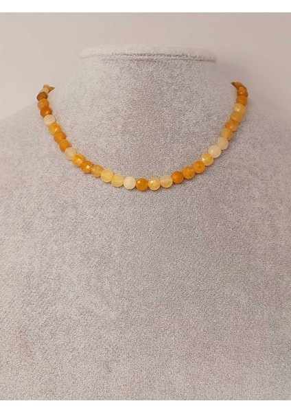 Akik Taşı Yassı Faset Kesim Kolye 6X4MM (Sabit Klipsli) (42830) modelleri