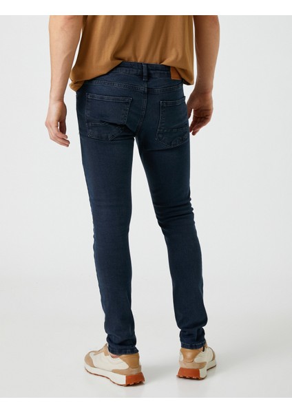 Super Skinny Fit Pamuklu Kot Pantolon - Justin Jean fırsatları