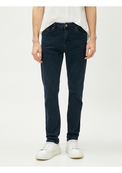 Slim Fit Kot Pantolon - Brad Jean