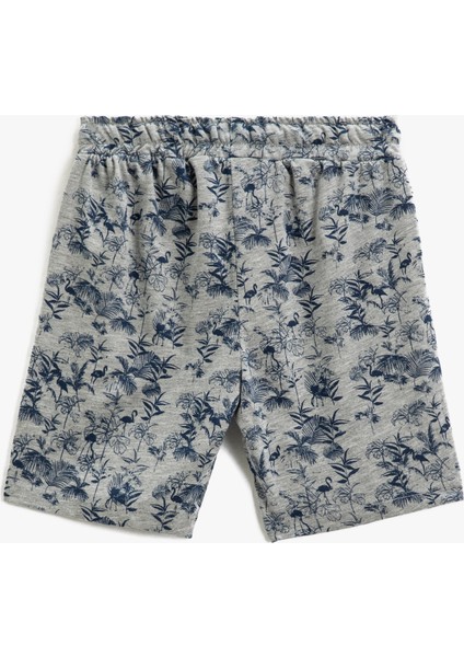 Çiçek Baskılı Şort Beli Bağlamalı fiyatları