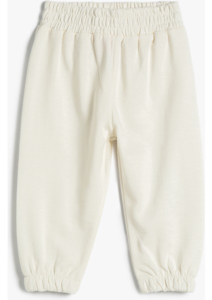 Basic Jogger Eşofman Altı Beli Lastikli Şardonlu Pamuklu