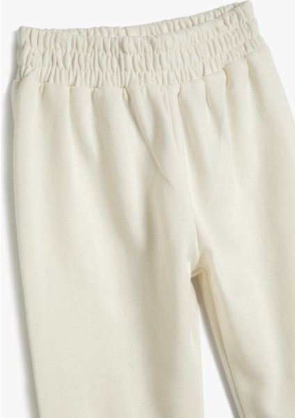 Basic Jogger Eşofman Altı Beli Lastikli Şardonlu Pamuklu modelleri