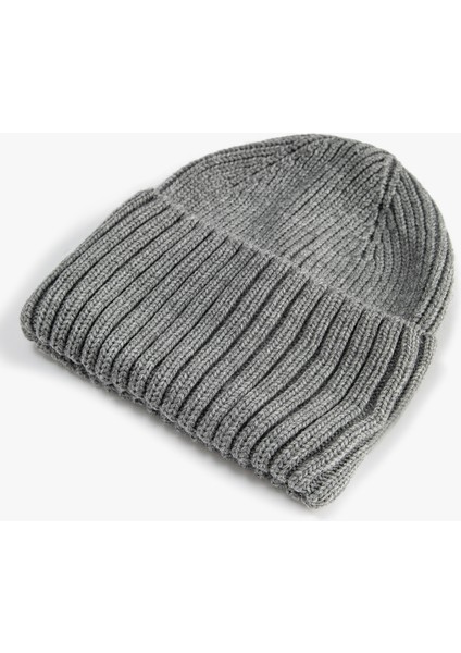 Lastikli Örgü Bere Kenarları Geniş Katlı fiyatları