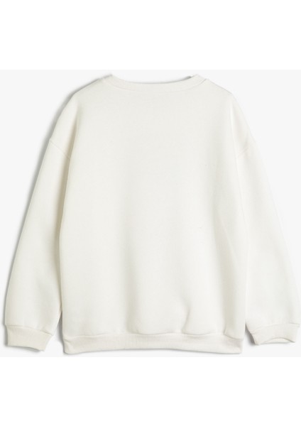 Atatürk Baskılı Sweatshirt Uzun Kollu Bisiklet Yaka Şardonlu - 100. Yıl Özel fiyatları