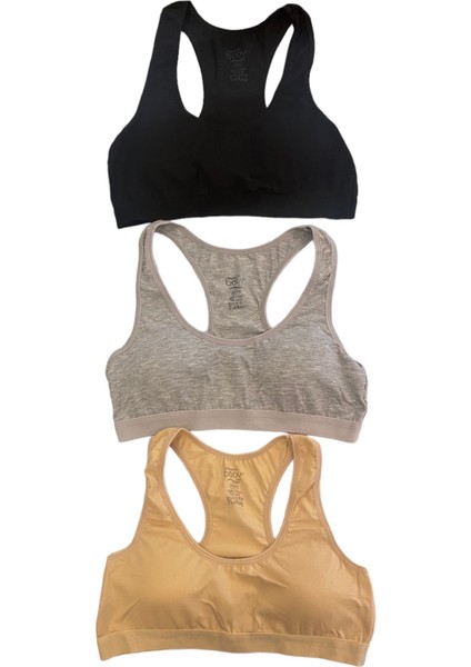 3'lü Pedli Kadın Sporcu Büstiyer