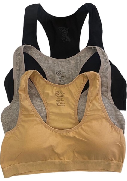3'lü Pedli Kadın Sporcu Büstiyer modelleri