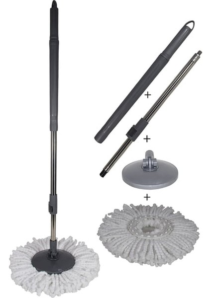 Sillgech EH-161 360° Otomatik Yedek Mop Yedek Seti 120 cm Hepsine Uyumlu