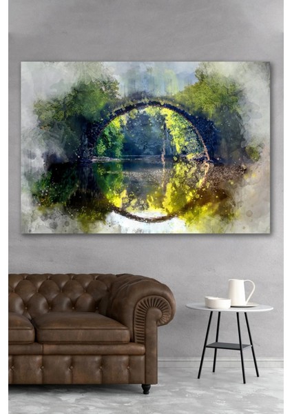 Yağlı Boya Görünümlü Perspektif Kanvas Tablo ART00254