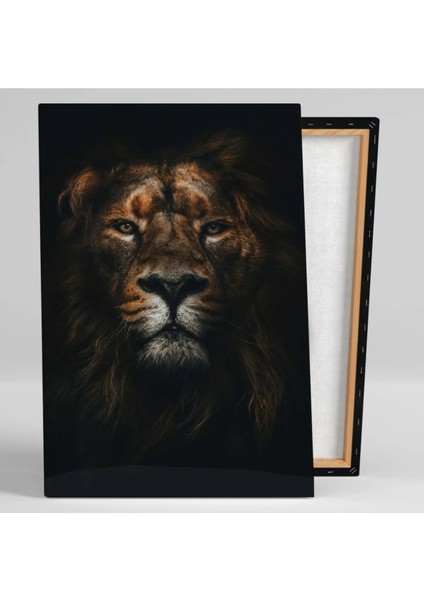Ormanlar Kralı Asil Aslan Dekor Kanvas Tablo ART0045