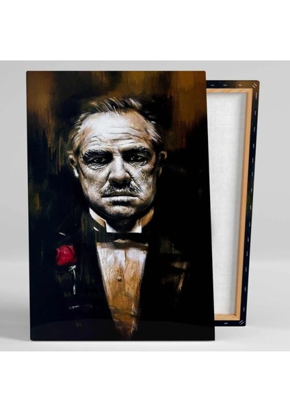 The Godfather Soyut Yağlı Boya Efektli Baba Filmi Mafya Kanvas Tablo ART00162