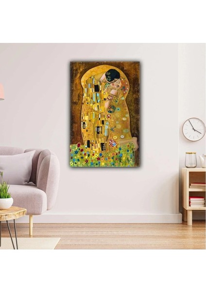 Ilk Öpücük Tablosu Gustav Klimt The Kiss Kanvas Tablo ART00172