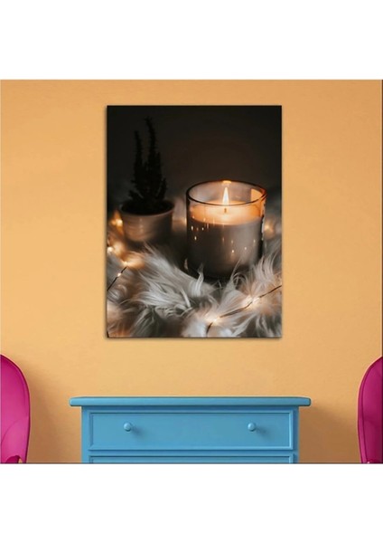 Lüks Kanvas Tablo Mum AR056