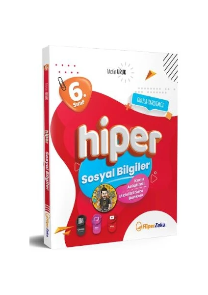 Hiper Zeka Yayınları 6. Sınıf Sosyal Bilgiler Konu Anlatımlı - Soru Bankası