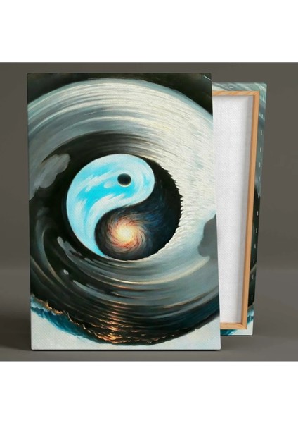 Ying Yang Hava Su Denge Kanvas Tablo ART0033