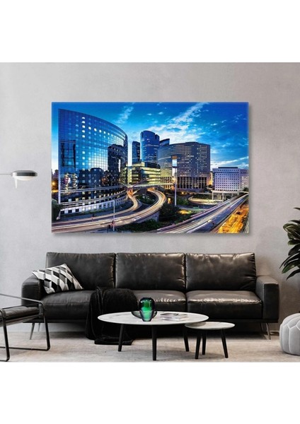 Şehir Manzarası Emlak Real Estate Emlakçı Kanvas Tablo ART0042