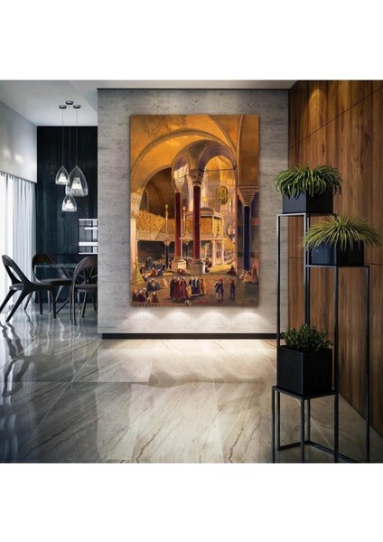 Eski Ayasofya Cami Osmanlı Zamanı Istanbul Dekor Kanvas Tablo ART00177
