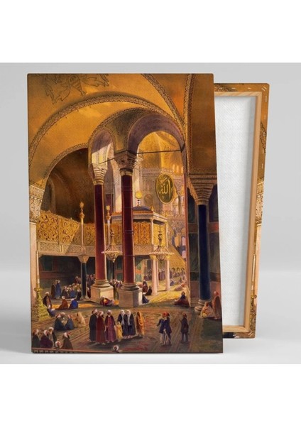 Eski Ayasofya Cami Osmanlı Zamanı Istanbul Dekor Kanvas Tablo ART00177