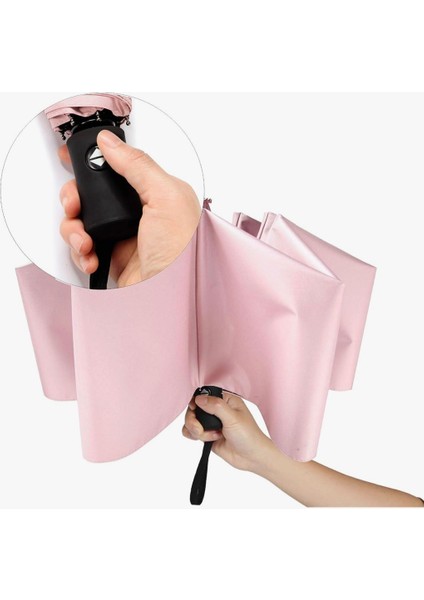 Tam Otomatik Çanta Boy Pembe Şemsiye fiyatları