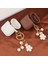 KEY14814YSK4 2022 Girly Stil El Yapımı Yağ Damlayan Tavşan Sevimli Meyve Şeftali Anahtarlık Küçük Şeftali Çanta Kolye Takı Aksesuarları Alaşım (Yurt Dışından) 4