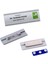 GÜMÜŞ-PIN-65X20MM Yay Şekilli Pim/manyetik Stil Ofis Adı Tutucu Etiketi, Metal Malzeme Güçlü Manyetik Daha Fazla Raptiye Broş Adı Kımlık Etiketi Rozeti (Yurt Dışından) 2