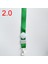 2.0-Green-1pcs 1 Adet Yüksek Kaliteli Kalınlaşmış Beyaz Kanca Kimlik Kartı Askısı Coloful Askı Bant Kravat Rozeti Kimlik Tutucu Halat Anahtarlık Halka Kordon (Yurt Dışından) 4