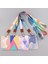 25 Ransitute R2809 Dıy Minimalist Desen Patchwork Kımlık Kartı Tutucu Otobüs Kartı Tutucu Personel Kartı Kordon Tuşları Telefon Dıy Asmak Halat (Yurt Dışından) 2