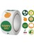 QY1708-100PCS 100-500PCS Yuvarlak Mutlu Gün Çıkartmaları Zarf Mühür Etiketleri Hediye Paketleme Dekor Doğum Günü Partisi Scrapbooking Kırtasiye Etiket (Yurt Dışından) 2